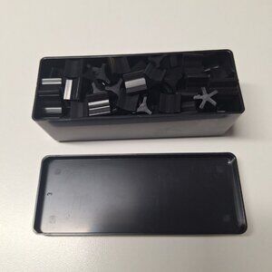 Black Castle Risk 1990 Board‎ Game Replacement Pieces Tokens Plastic Case Box